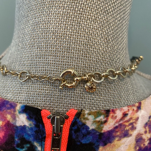 J. Crew Venus Flytrap Necklace in Midnight Blue - Picture 3 of 7